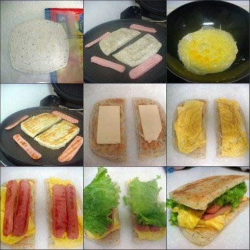 电饼铛肯德基法风烧饼的做法