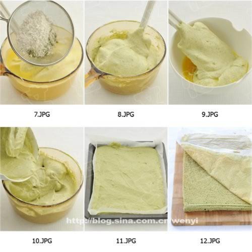 抹茶草莓蛋糕卷的做法