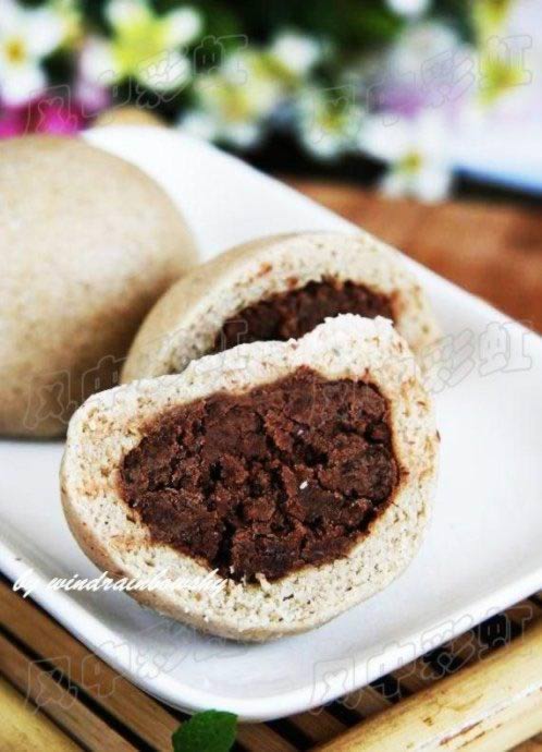 荞麦红豆包的做法