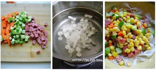 蝴蝶面田园沙拉的做法