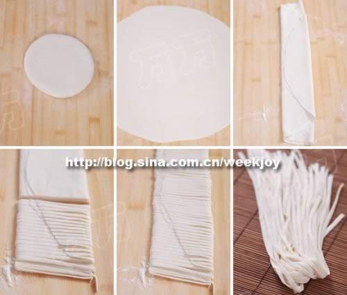 纯手工打造完美手擀面的做法