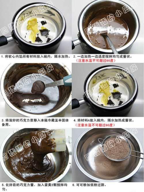 软心巧克力蛋糕的做法