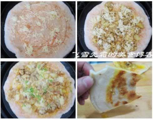 咖喱鸡肉薄底批萨的做法