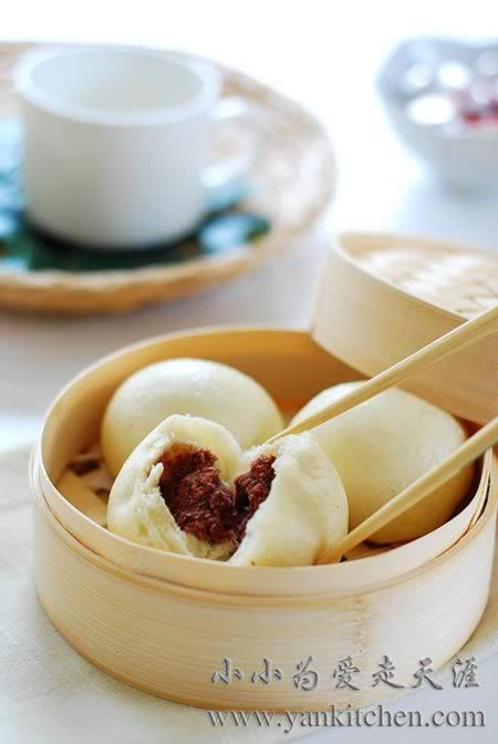 奶香红豆包的做法