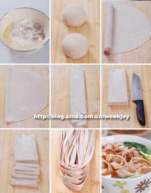 杂粮手擀面的做法