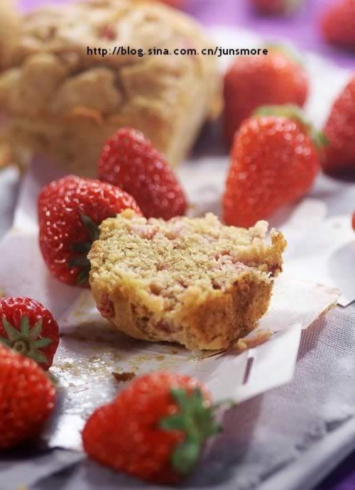 草莓麦芬的做法