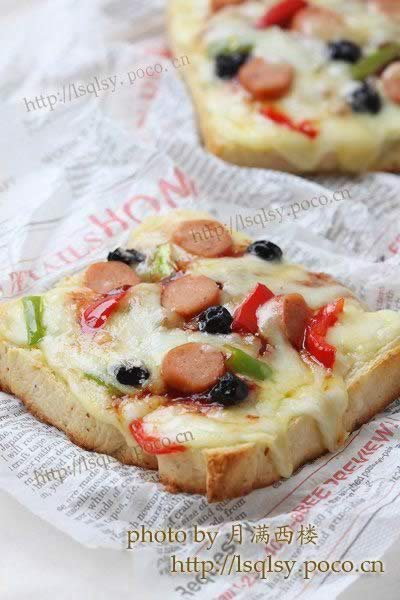 土豆泥吐司披萨的做法