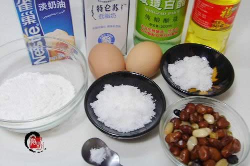 彩贝蜜豆蛋糕的做法