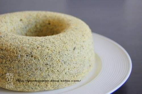 全麦芝麻戚风蛋糕的做法
