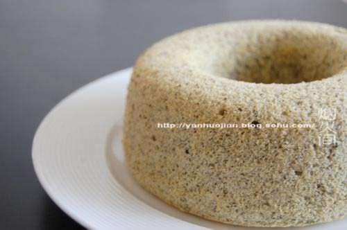 全麦芝麻戚风蛋糕的做法