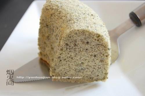 全麦芝麻戚风蛋糕的做法