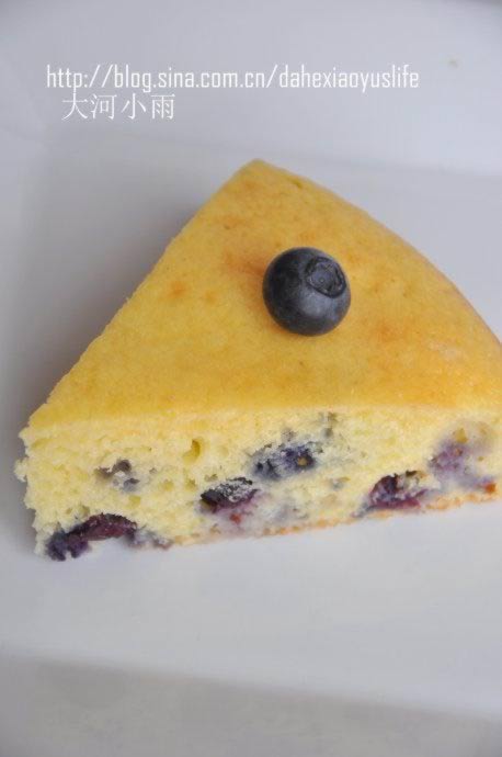 蓝莓玉米面蛋糕的做法