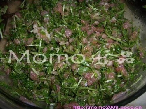 猪肉豆苗饺的做法