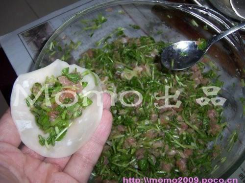 猪肉豆苗饺的做法