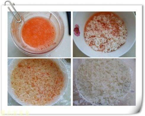 糯米三色蛋糕的做法