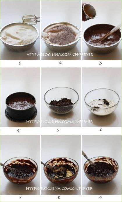 樱桃巧克力蛋糕的做法