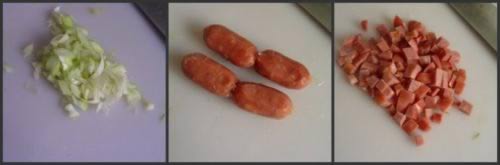 香肠土豆丝饼的做法