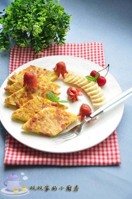 香肠土豆丝饼的做法