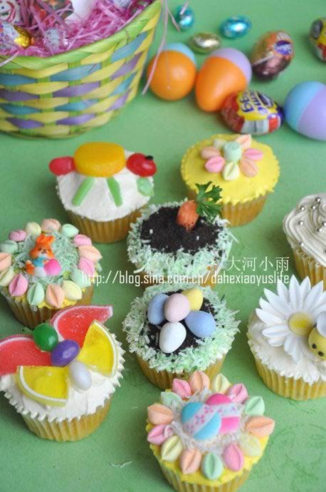 复活节的杯子蛋糕的做法