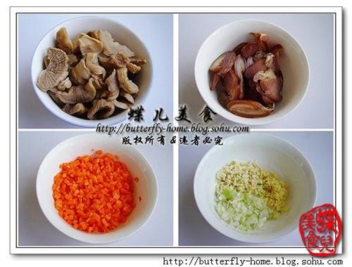 萝卜干腊肉蒸包的做法