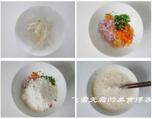 银鱼小煎饼的做法