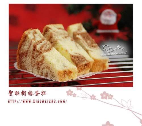 圣诞树桩蛋糕的做法