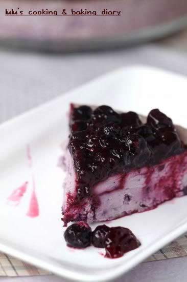 热烤蓝莓芝士蛋糕的做法