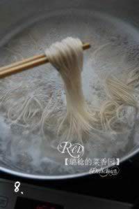 海米葱油拌面的做法