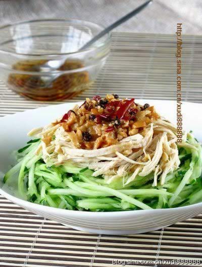 鸡丝荞麦面的做法