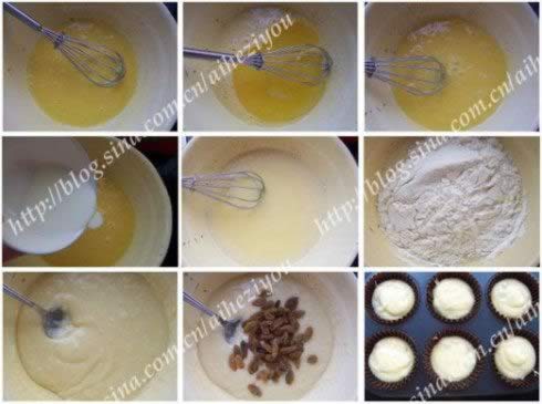 葡萄干马芬的做法