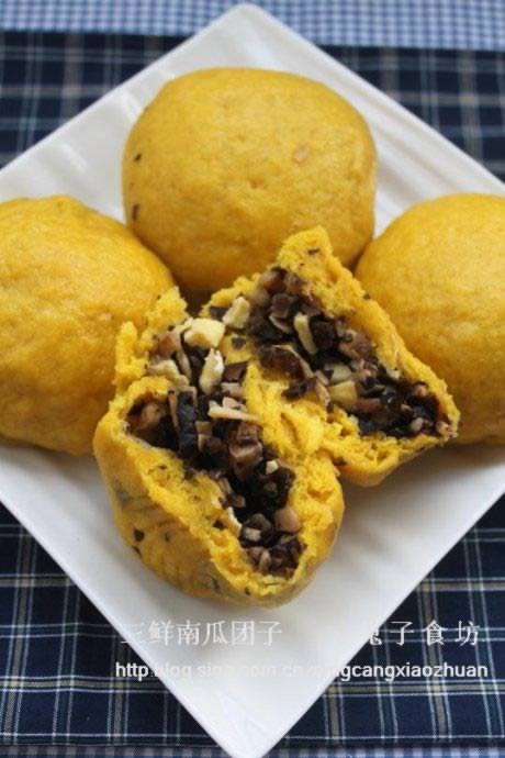 三鲜南瓜团子的做法