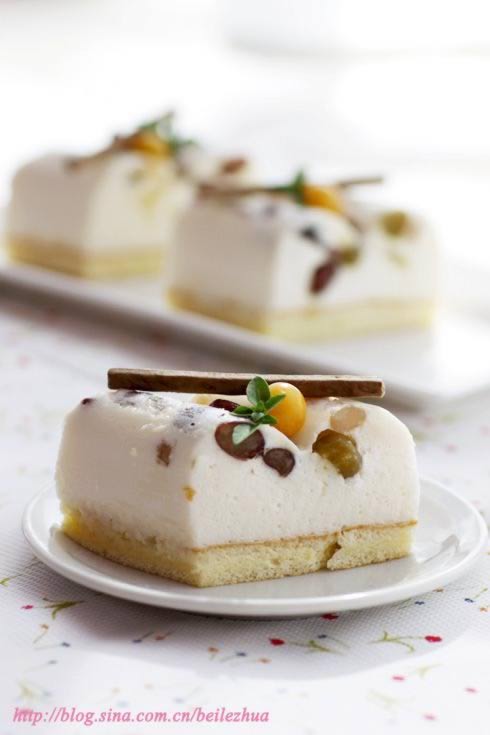 椰香蜜豆慕斯的做法