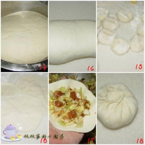 白菜大肉包的做法