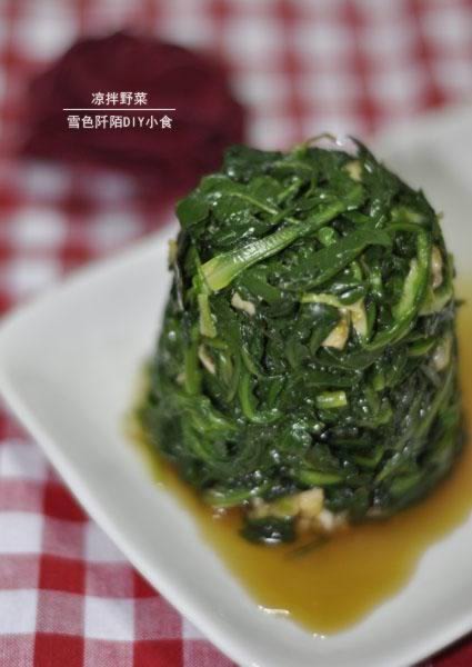 野菜水饺+凉拌野菜的做法
