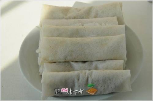 黄芽菜肉丝春卷的做法