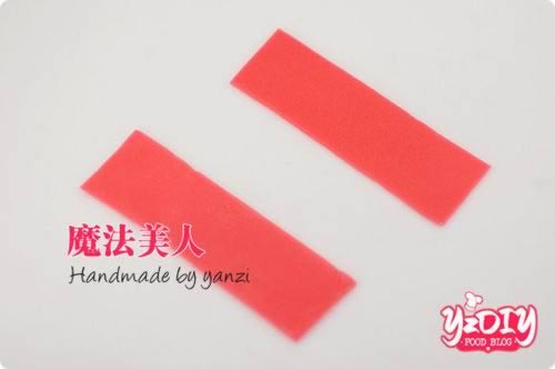 翻糖玫瑰条纹蛋糕的做法