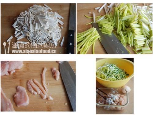 杏鲍菇韭黄鸡丝春卷的做法