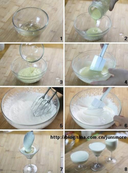 榴莲慕斯杯的做法