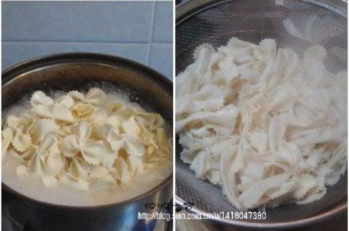 咖喱蝴蝶面的做法