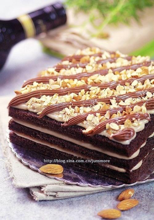 乳酪巧克力方形蛋糕的做法