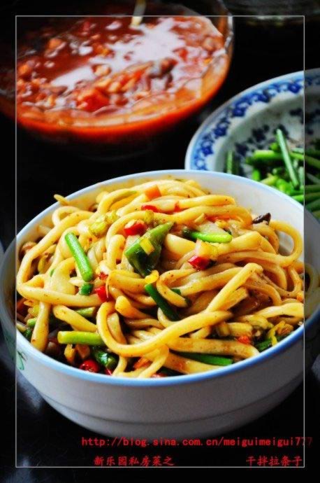 干拌拉条子的做法