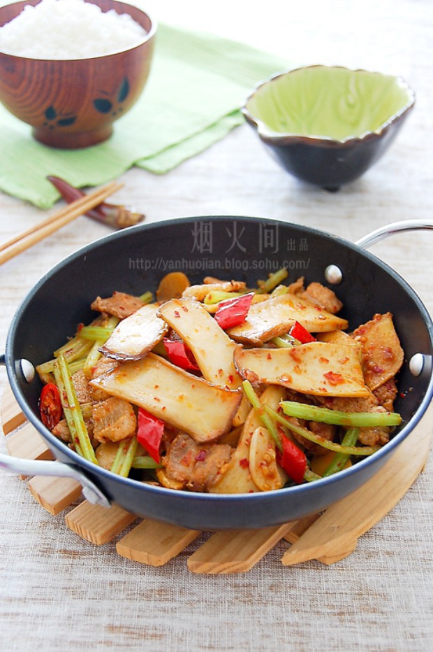 宴客干锅杏鲍菇的做法,怎么做,干锅杏鲍菇如何做好吃详细步骤图解的做法