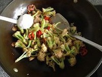 干锅菜花的做法步骤图解