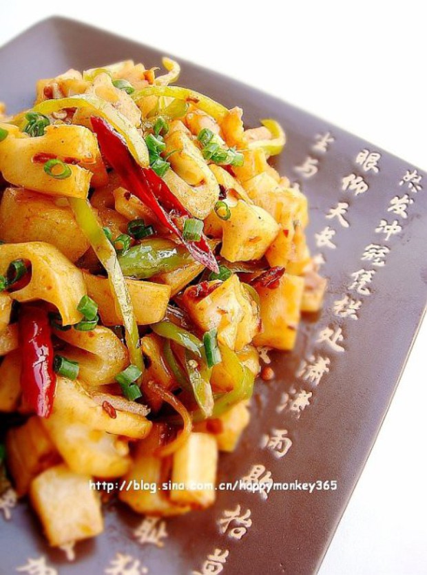 酸辣青椒藕丁的做法,怎么做,酸辣青椒藕丁如何做好吃详细步骤图解的做法