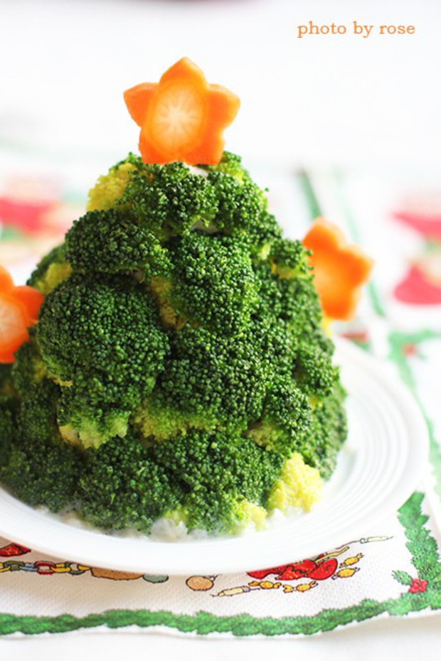 西兰花土豆圣诞树的做法,怎么做,西兰花土豆圣诞树如何做好吃详细步骤图解的做法