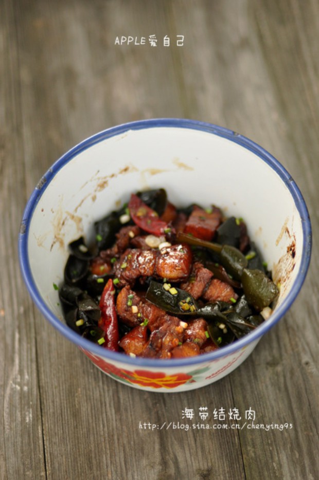 海带结烧肉的做法 海带结烧肉的做法