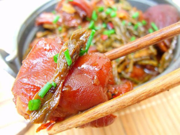 家常干豇豆烧猪蹄的做法,怎么做,家常干豇豆烧猪蹄如何做好吃详细步骤图解的做法