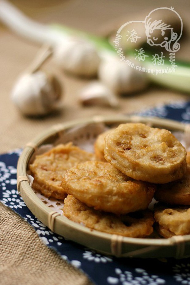 宴客菜炸藕盒的做法,怎么做,炸藕盒如何做好吃详细步骤图解的做法