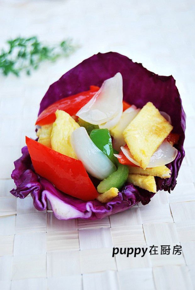 彩椒百合的做法 彩椒百合的做法