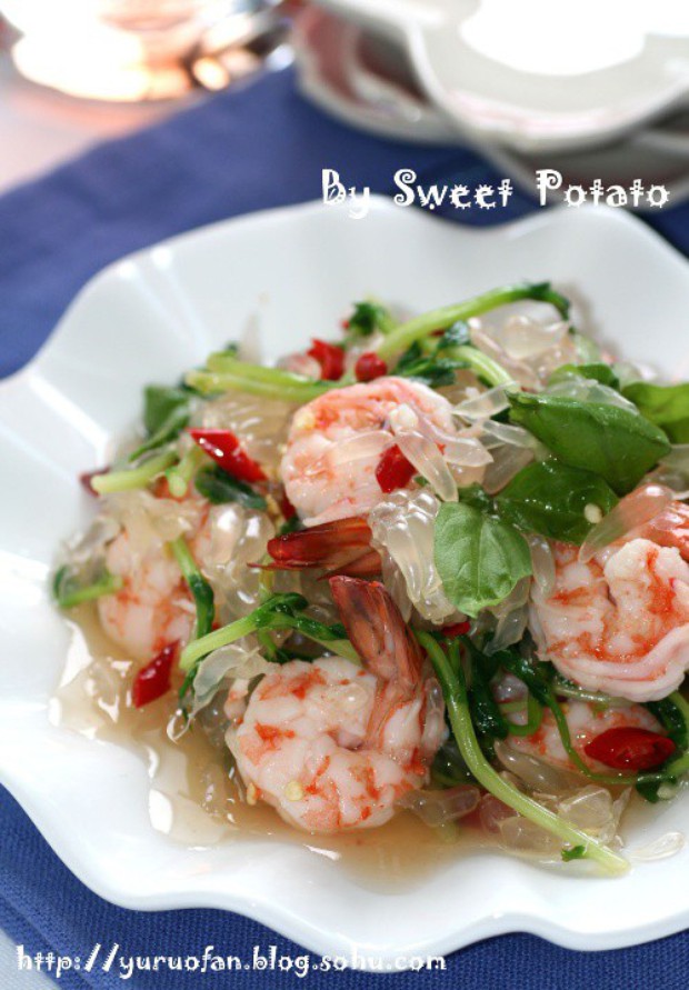 泰式柚子虾沙律的做法 泰式柚子虾沙律的做法